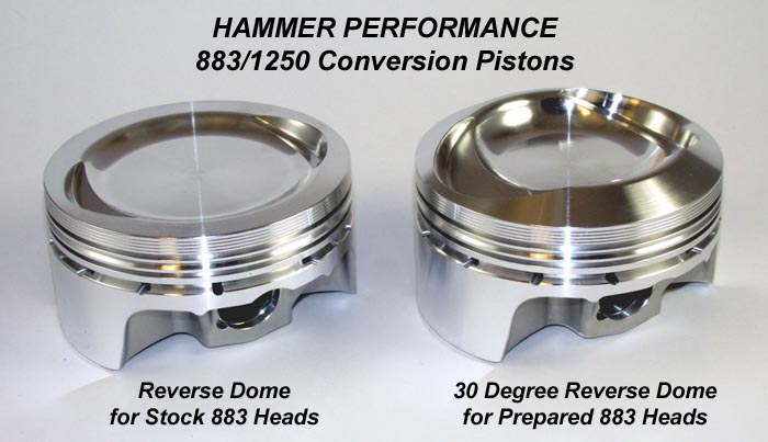 Twin Power Pistons Standard for 1986-2014 Sportster 883/1200 Conversion One Size