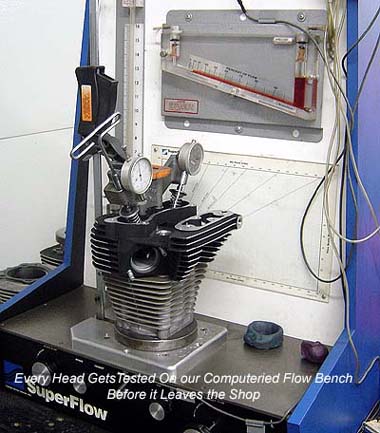 Flow Testing a Harley Davidson Cylinder Head