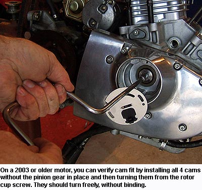 sportster cam cover removal