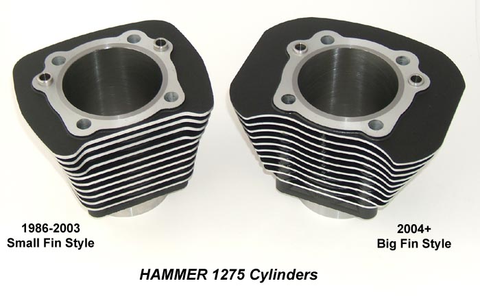 Small Fin 1986-2003 1275 Cylinder and Big Fin 2004-present 1275 Cylinder for Harley Davidson XL Sportster or Buell