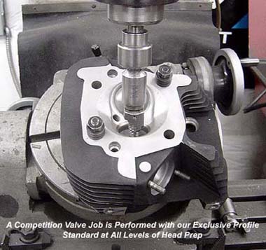 Performing a Competition High Performance Valve Job on Harley Davidson Twin Cam Cylinder Head